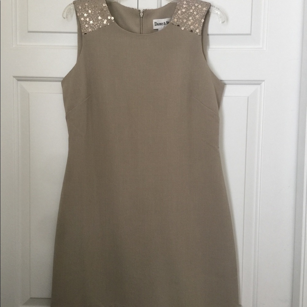 Beautiful New Taupe Sequined Dress!